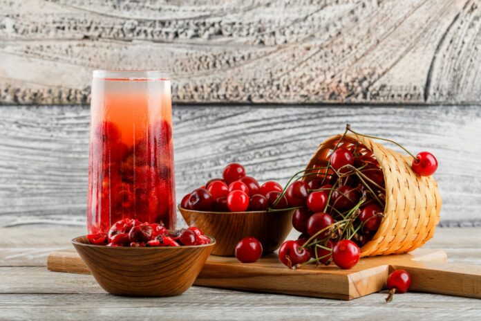 jus de cerise acidulée