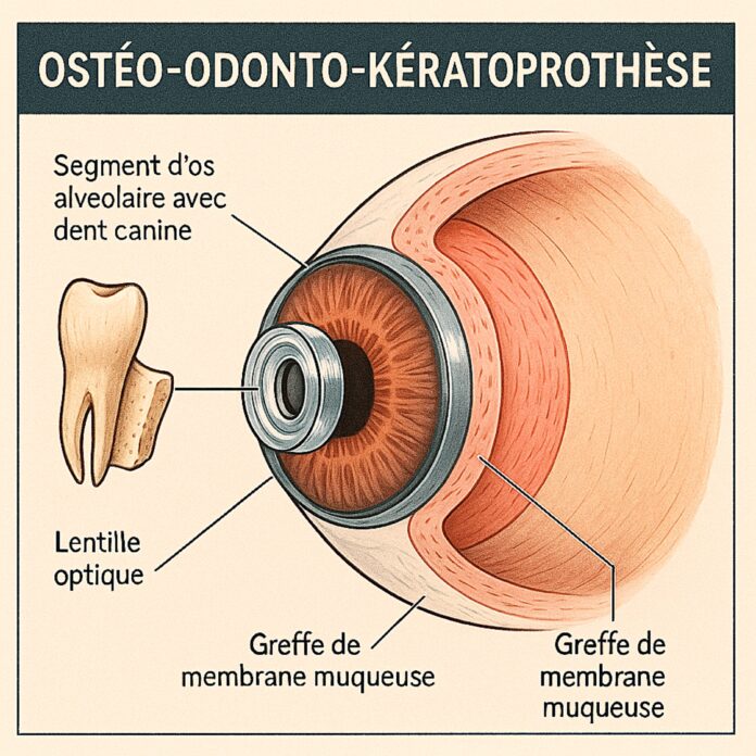 L'osteo-odonto-keratoprothese