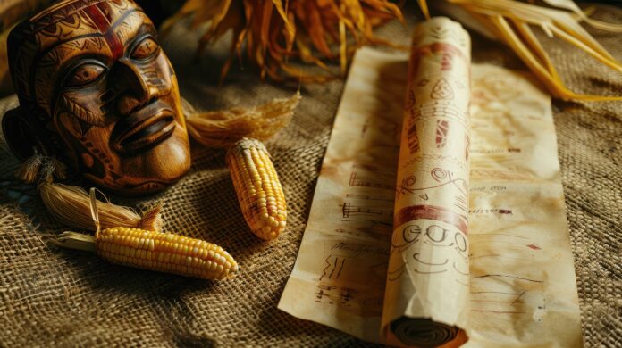 medecinesdumonde_Médecine traditionnelle de Nouvelle-Guinée, approche durable de la santé_view-ancient-paper-scroll-writing-documenting Médecine traditionnelle de Nouvelle-Guinée